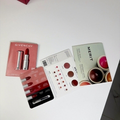 Combo sample son Givenchy +má hồng Merit