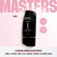 Tinh Chất Chống Nắng Nâng Tone AHC Masters Tone Up Sun Serum SPF 50+ PA++++ 50ml