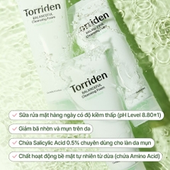 Sữa rửa mặt Torriden Balanceful Cleansing Foam 150ml