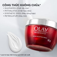 Kem Dưỡng Ẩm Ban Đêm Ngừa Lão Hóa Da Olay Regenerist Micro-Sculpting Cream Night 50g