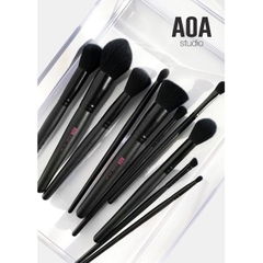 BỘ CỌ 10 CÂY KÈM BAO DA AOA PLUSH Faux Mink Brush Set