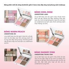 Bảng phấn mắt đa năng Lemonade Aesthetic Multi-task Palette 10.8g - WARM PEACH