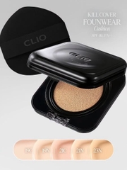 [ 21C]  Set Phấn Nước Clio Kill Cover Founwear Cushion ( hộp 15g + refill 15g)