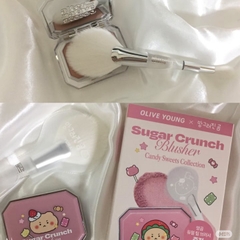 Set má hồng Alternative Stereo Sugar Crunch Blusher - 02 Mauve Creme + cọ