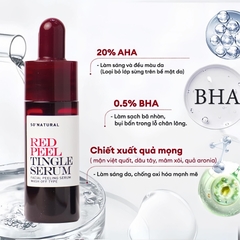 inh Chất Tẩy Da Chết Hóa Học So Natural Red Peel Tingle Serum 11ML (MINI SIZE)