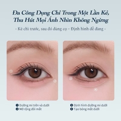 Chì kẻ mắt Flower Knows Bunny Garden Gel Eyeliner - Màu 01 Natural Black