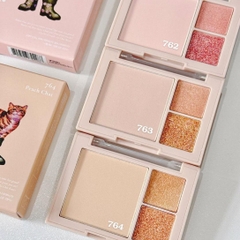 [ DATE 03/27] Bảng phấn Dinto Multi-Use Cheek Eye Palette - 764 Peach Chat