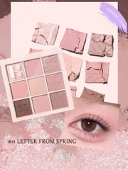 Bảng mắt Holika My Fave Mood Eye Palette - 11 Letter From Spring