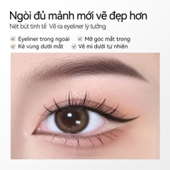 Bút kẻ mắt siêu mảnh CARSLAN Slender Smooth Liquid Eyeliner