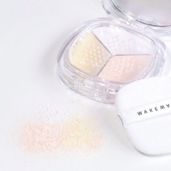 Phấn Phủ Dạng Bột Wakemake Stay Fixer Multi Color Powder 4g #02 Light Skin
