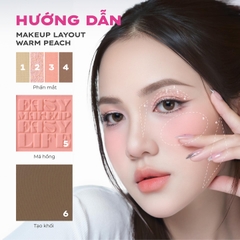 Bảng phấn mắt đa năng Lemonade Aesthetic Multi-task Palette 10.8g - WARM PEACH