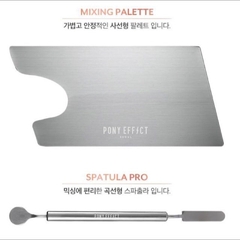 bảng pha màu son/ kem nền Pony Effect Mixing Palatte & Spatula Pro