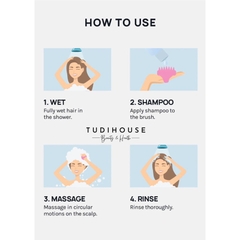 Lược gội đầu AOA Shampoo Scalp Massager Brush