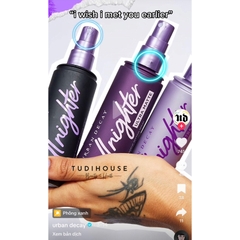 Xịt Khóa Lớp Trang Điểm Urban Decay All Nighter Long Lasting Makeup Setting Spray