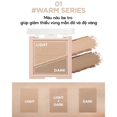 DATE 08/2025 - Phấn Tạo Khối Hai Màu Lilybyred Shading Bible 12.5g - MÀU 01