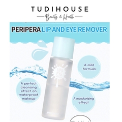 tẩy trang mắt môi Peripera Lip Eye Remover 100ml