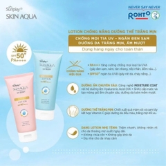 Lotion Chống Nắng Dưỡng Thể Mát Lạnh Skin Aqua Uv Body Cooling Lotion 150Gr