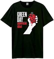 GREENDAY - AMERICAN IDIOT AMPLIFIED LARGE VINTAGE BLACK T SHIRT