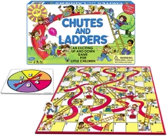 Classic Chutes and Ladders (Large Item, Board Game)