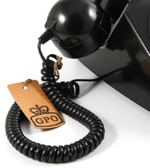 GPO Retro GPO746BLK 746 Desktop Push Button Telephone - Black (Large Item, Black)