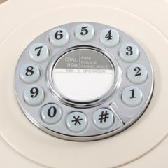 GPO Retro GPO746PBIVR 746 Desktop Push Button Telephone - Ivory (Large Item)