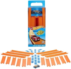 Mattel - Hot Wheels Straight Track With Car