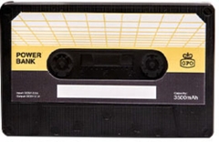 GPO CASSETTE POWER BANK (Black)