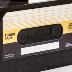 GPO CASSETTE POWER BANK (Black)