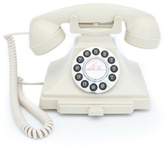 GPO Retro GPOCARRPBIV Carrington Push Button Telephone - Ivory (Large Item)
