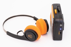GPO Bluetooth Personal Cassette Player/Radio with Headphones (Large Item, Bluetooth, Black)