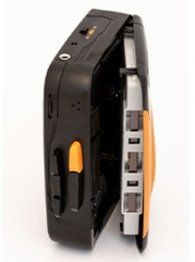 GPO Bluetooth Personal Cassette Player/Radio with Headphones (Large Item, Bluetooth, Black)