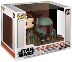 FUNKO POP! MOMENTS: Mandalorian- Boba Fett & Fennec Shand (Large Item, Vinyl Figure)