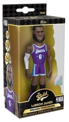 FUNKO GOLD 5 NBA: Lakers - LeBron James (City Uniform) (Vinyl Figure, Chase Variant)
