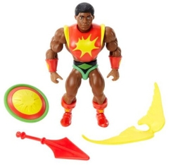 Mattel Collectible - Masters of the Universe Origins 5.5 Sun-Man, The Greatest Hero of Them All (He-Man, MOTU) (Large Item, Action Figure, Collectible)