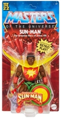 Mattel Collectible - Masters of the Universe Origins 5.5 Sun-Man, The Greatest Hero of Them All (He-Man, MOTU) (Large Item, Action Figure, Collectible)