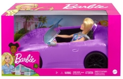 Mattel - Barbie Doll and Convertible, Blonde (Large Item, Doll, Toy Car)