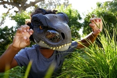 Mattel - Jurassic World Tyrannosaurus Rex Chomp 'N Roar Mask (Large Item, Action Figure)