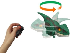 Mattel - Jurassic World Dominion Uncaged Click Tracker Velociraptor, Green (Action Figure)