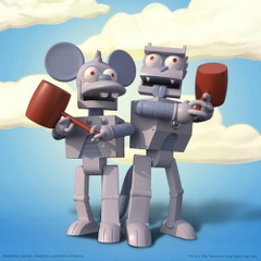 Super7 - The Simpsons ULTIMATES! Wave 1 - Robot Itchy (Large Item, Collectible, Figure, Action Figure)