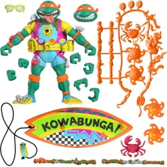 Super7 - Teenage Mutant Ninja Turtles (TMNT) ULTIMATES! Wave 6 - Mike the Sewer Surfer (Large Item, Collectible, Figure, Action Figure)