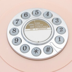 GPO Retro GPO746DPBPN 746 Desktop Push Button Telephone - Carnation Pink (Large Item, Pink)