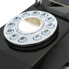 GPO Retro GPOTRMB Trim phone Desktop or Wall Mountable - Black (Large Item, Black)