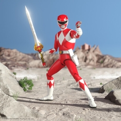 Super7 - Mighty Morphin Power Rangers ULTIMATES! Wave 2 - Red Ranger (Large Item, Collectible, Figure, Action Figure)