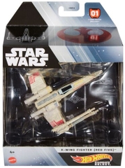 Mattel - Hot Wheels Star Wars X-Wing Fighter (Red Five) (Large Item, Toy Car)