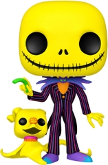 FUNKO POP! JUMBO: The Nightmare Before Christmas BLKLT- Jack&Zero (Large Item, Vinyl Figure)