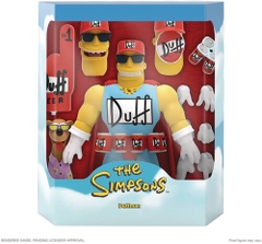 Super7 - The Simpsons ULTIMATES! Wave 2 - Duffman (Large Item, Collectible, Figure, Action Figure)