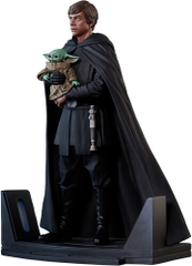 Diamond Select - STAR WARS: THE MANDALORIAN LUKE SKYWALKER AND GROGU PREMIER COLLECTION 1/7 SCALE STATUE (Large Item, Statue, Collectible)