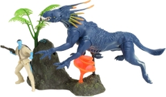 McFarlane - AVATAR - World of Pandora Med Dlx Set - A1 Jake Vs. Thanator (Action Figure)