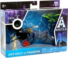 McFarlane - AVATAR - World of Pandora Med Dlx Set - A1 Jake Vs. Thanator (Action Figure)