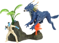 McFarlane - AVATAR - World of Pandora Med Dlx Set - A1 Jake Vs. Thanator (Action Figure)